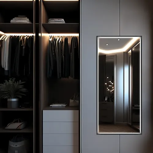 lighted mirror
